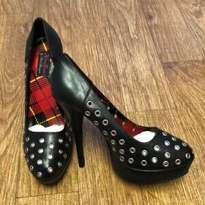 Abbey Dawn by Avril Lavigne Black Holly Chart Topper Platform Heels Size 9